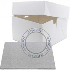 12" Inch Square Cake Drum & Box Pack